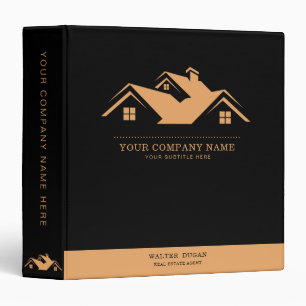 Professional Real Estate Promotional Realtor GOLD Binder