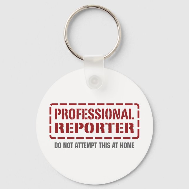 Professional Reporter Keychain (Front)