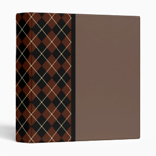 Professional Retro Argyle Binder