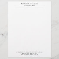 Professional Retro Style Elegant Plain Simple