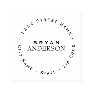 Professional Return Address Self-inking Stamp