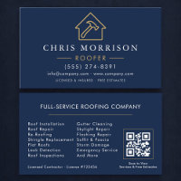 Professional Roofing Roofer QR Code