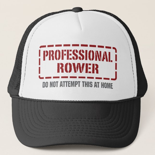 Professional Rower Trucker Hat (Front)