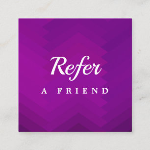 Professional Salon & Spa Referral Card Editable