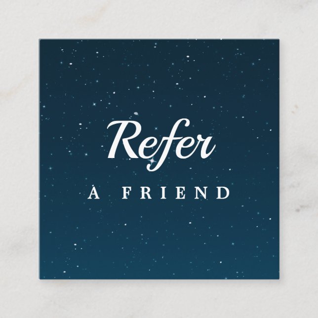 Professional Salon & Spa Referral Card | Editable  (Front)
