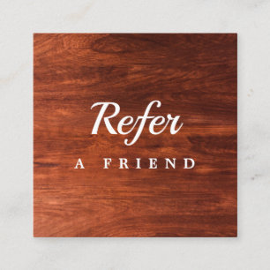 Professional Salon & Spa Referral Card Editable