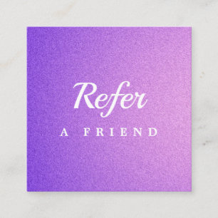 Professional Salon & Spa Referral Card Editable
