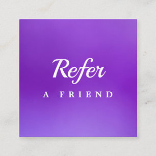 Professional Salon & Spa Referral Card   Editable 