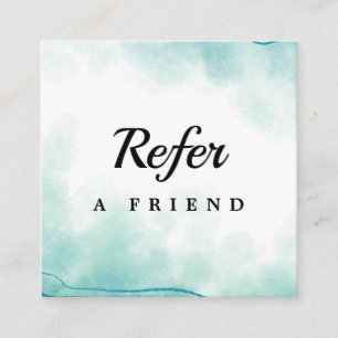 Professional Salon & Spa Referral Card   Editable 