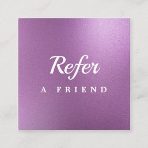 Professional Salon & Spa Referral Card Editable