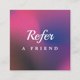 Professional Salon & Spa Referral Card   Editable 