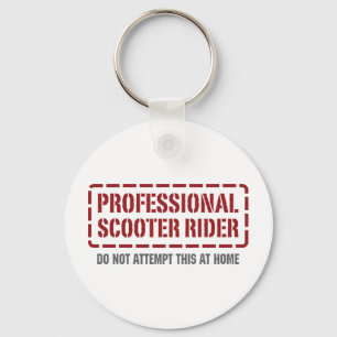 Professional Scooter Rider Keychain