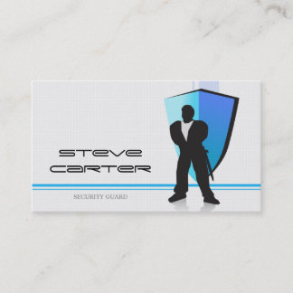 professional Security Guard  Sentinel Watcher Card