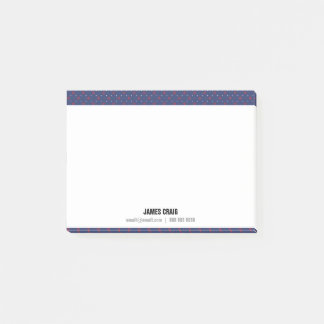 Professional Simple for Him Clean Masculine Basic Post-it Notes