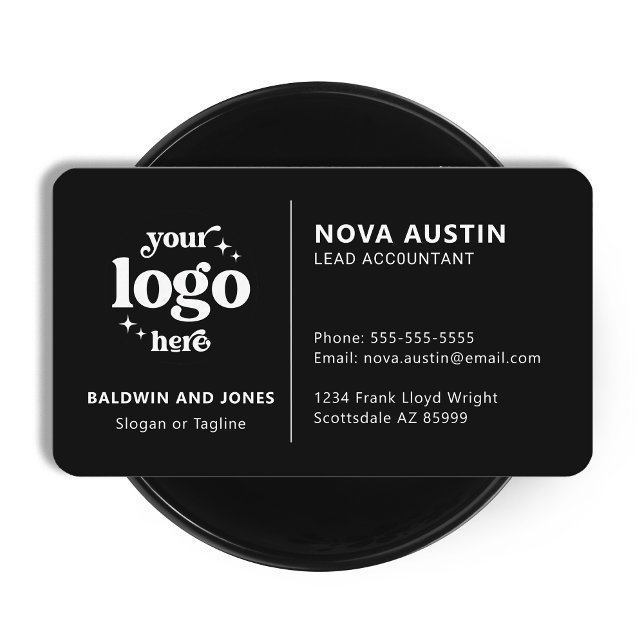 Professional Simple Minimalist Design Custom Logo Business Card (Creator Uploaded)