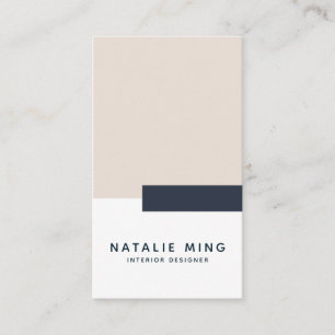 Professional Simple Modern Geometric Business Card