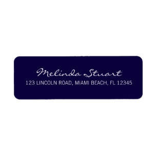 Professional Simple Modern Navy Blue