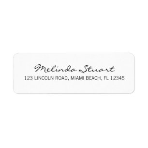 Professional Simple Modern White