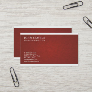 Professional Simple Vintage Elegant Luxury Business Card