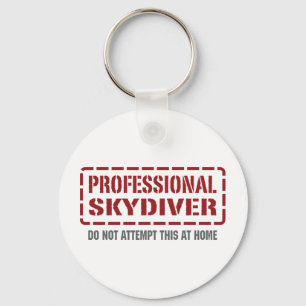 Professional Skydiver Keychain
