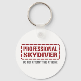 Professional Skydiver Keychain
