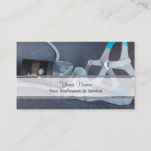 Professional sleep apnea cpap business card