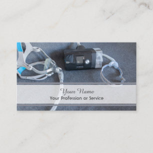 Professional sleep apnea cpap business card