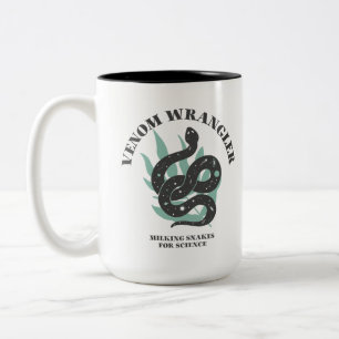 Professional Snake Milker Venom Wrangler Two-Tone Coffee Mug