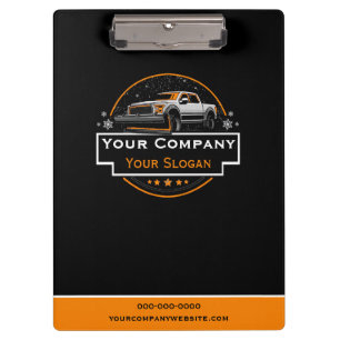 Professional Snow Removal, Snow Plowing Company Clipboard