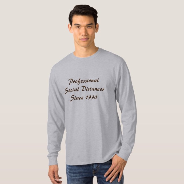 Professional Social Distancer T-Shirt (Front Full)