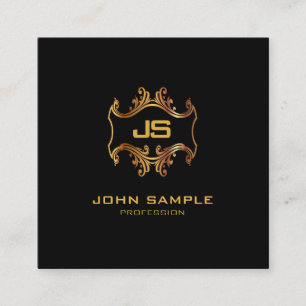 Professional Sophisticated Luxury Silk Square Business Card