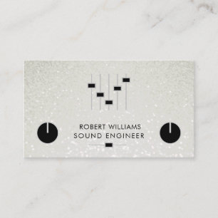 Professional Sound Engineer Music DJ Controller Bu Business Card