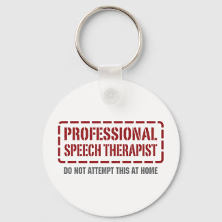 Professional Speech Therapist Keychain