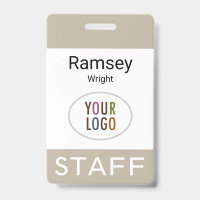 Professional Staff Name Badge Clip Reel Lanyard