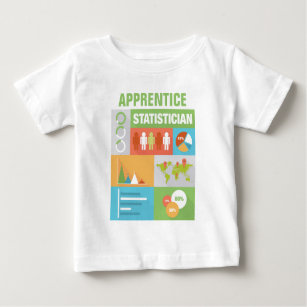 Professional Statistician Iconic Design Custom Baby T-Shirt