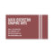 Professional Stripes Business Cards in Light Red