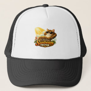 Professional Sunbeam Tester Funny Cat Foam Trucker Hat