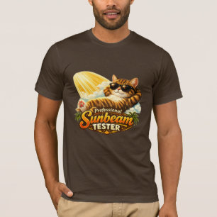 Professional Sunbeam Tester Funny Tabby Cat Shirt