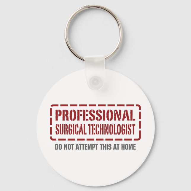 Professional Surgical Technologist Keychain (Front)