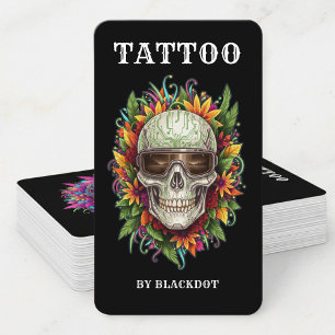Professional Tattoo Studio Design Tattooist Business Card