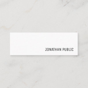 Professional Template Elegant Modern Minimalist Mini Business Card