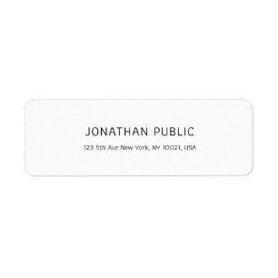 Professional Template Modern Simple Elegant White