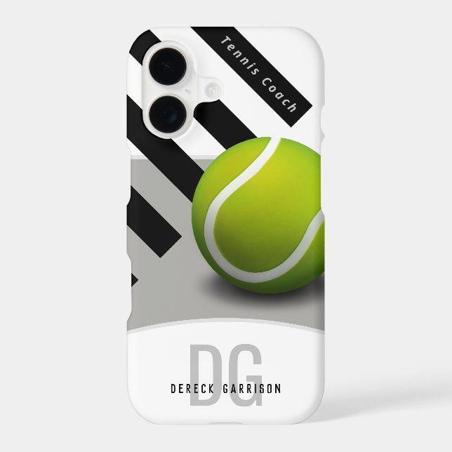 Professional Tennis Coach |  Initials (Back)