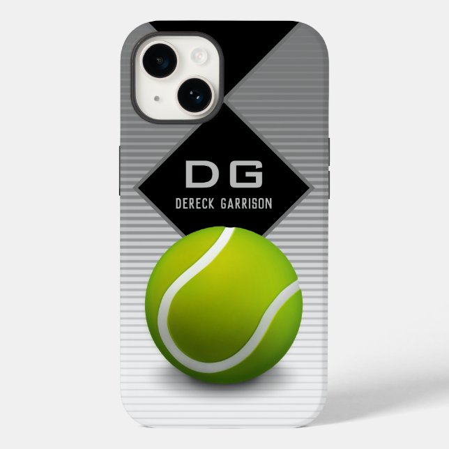 Professional Tennis Player | Initials Case-Mate iPhone Case (Back)