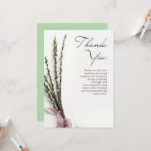 Professional Thank You Card for Orders
