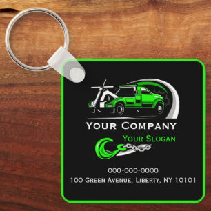 Professional Towing Company, Hauling Service Busin Keychain