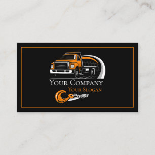 Professional Towing Company, Hauling Service Business Card