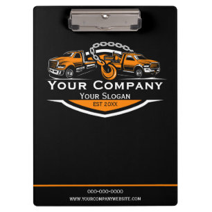 Professional Towing Company, Hauling Service Clipboard