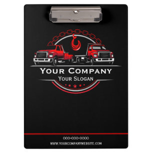 Professional Towing Company, Hauling Service Clipboard
