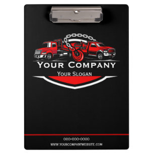 Professional Towing Company, Hauling Service Clipboard